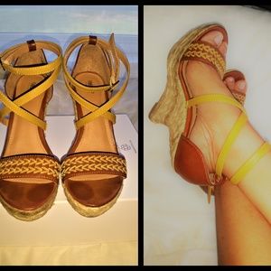 Ankle Bandage Strap  Heel Type Wedges